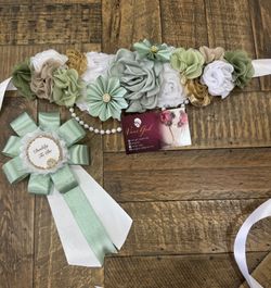 Maternity Sash Set 565