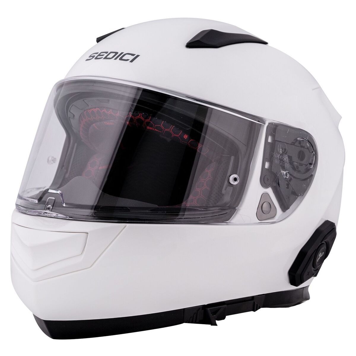 Sedici Strada II Parlare Bluetooth Helmet (White)