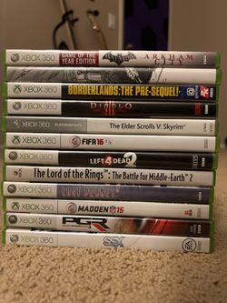12 Xbox 360 Games - All Tested and Working