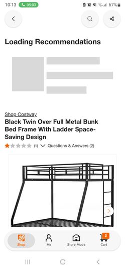 Metal Bunk bed $150 obo