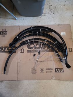 Planet Bike Black Aluminum Bike Fenders 700C Wheel