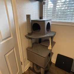 Cat tower.