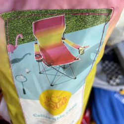 Hot Pink Collapsing Folder Chair 