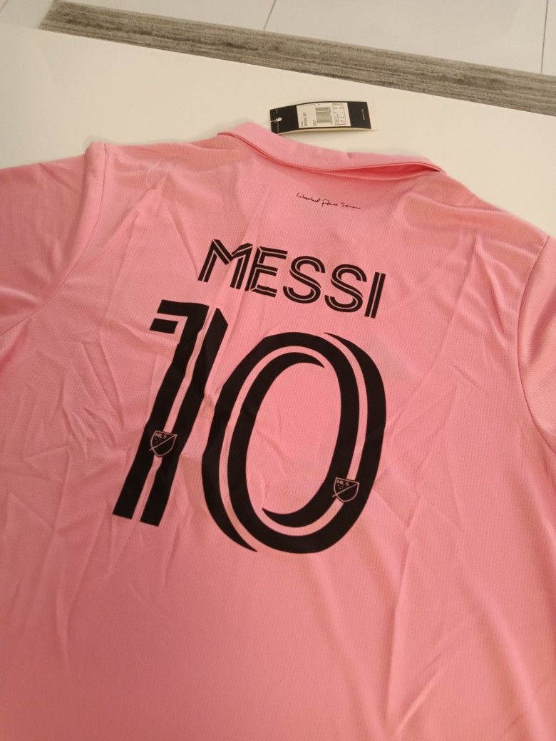 Cheap Football Inter Miami Pink Messi Shirt, Messi Miami T Shirt Jersey -  Allsoymade