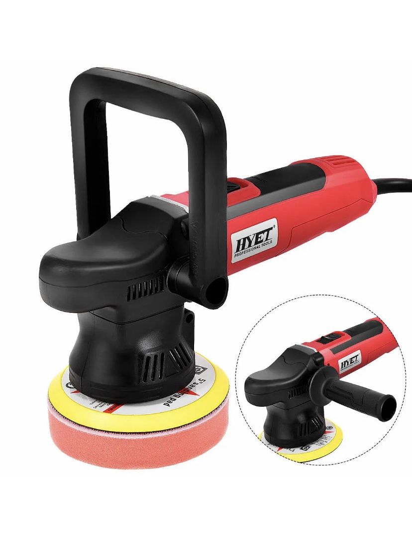 5" Variable Speed Dual-Action Polisher Random Orbital Polisher Kit Auto Detail
