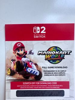 Mario Kart World Digital Code