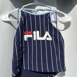 FILA Halter Crop Top