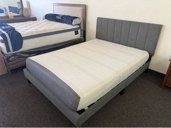 Queen bed and mattress