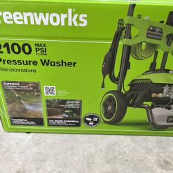 Greenworks 2100 Psi pressure washer