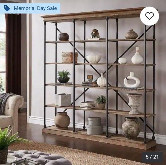 BEAUTIFUL QUALITY ETAGERE/BOOKCASE FOR ONLY  $500