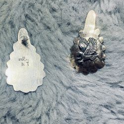 Sterling silver Indian earrings