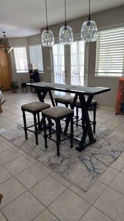 High top bar table $450