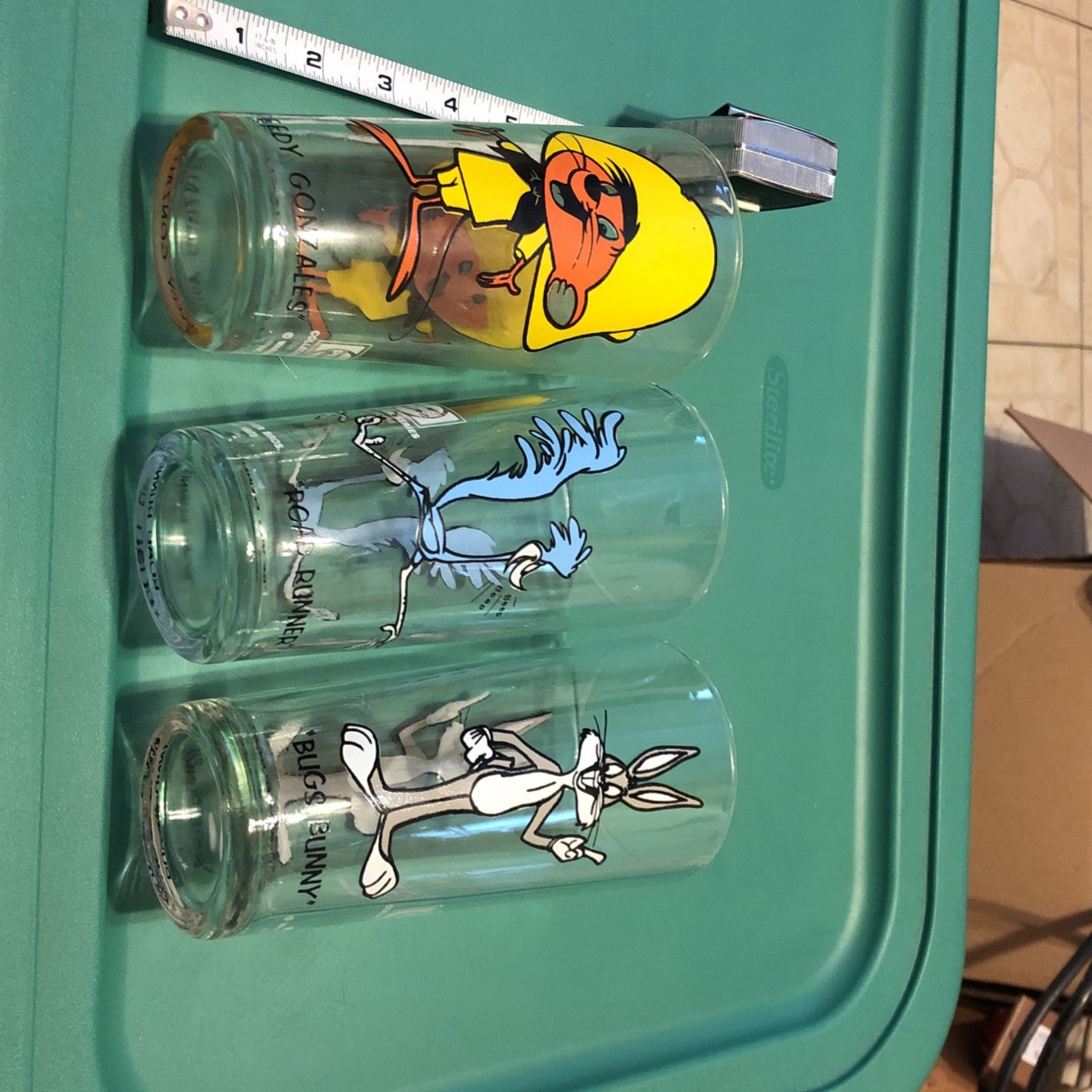 6.5”, Looney Tunes Pepsi Collector Series Glass 1973 Warner Bros, You Can Pick A Set Of 4