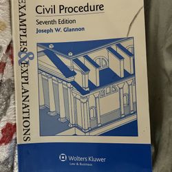 Examples and Explanations, civil procedure, 7th edition