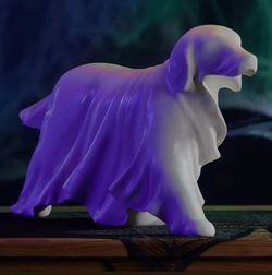 Cracker Barrel Limited Edition Ghost Dog 18"
