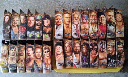 30 wwe legends elite figures lot only