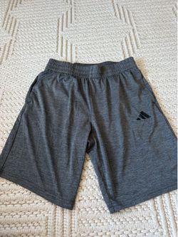Gray adidas shorts basketball boys