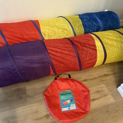Kids Play Tunnel - The One With Purple Is Free, It Has A Repair See Pic