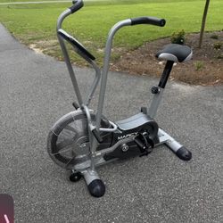 Marcy Air Resistance Exercise Bike With Fan Large Seat