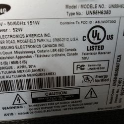 Samsung 55" Tv No Stand