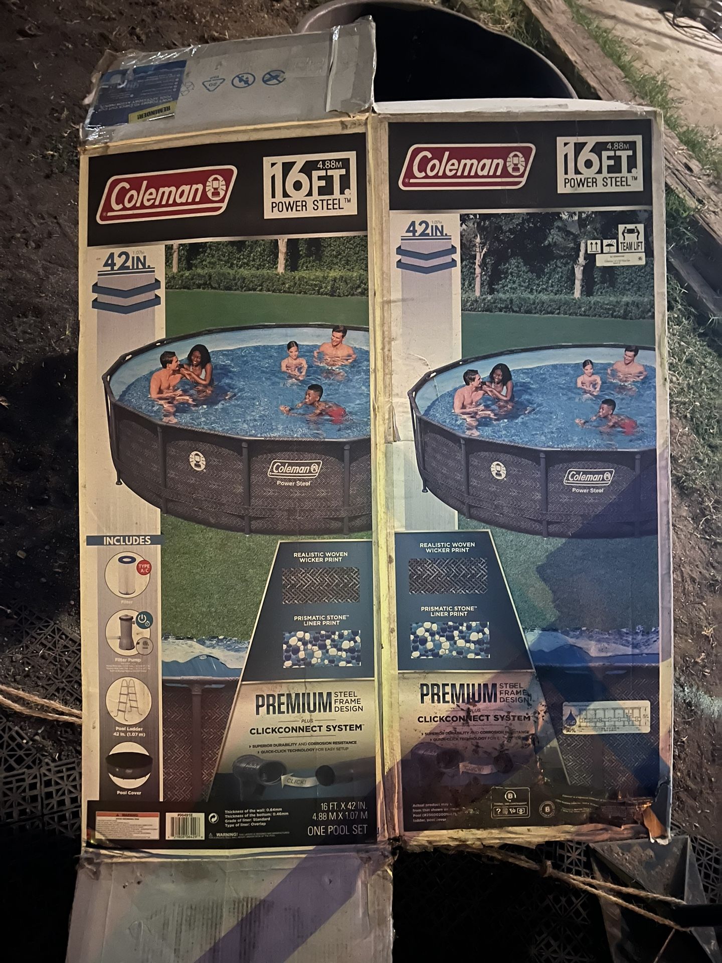 Coleman 16 Foot Pool Above Ground. Open Box! for Sale in Lake View
