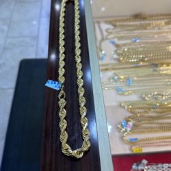 10k Gold Rope Chain