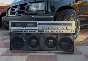 Super Rare 1982' Sharp GF-767 Ghettoblaster Working 100% Perfect And In Mint Condition