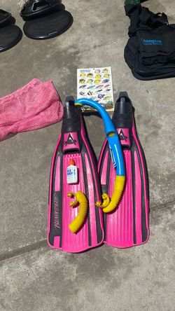 snorkeling and diver, fins, full foot