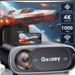 Brand New in box 4K Projector | Auto Focus | WiFi & Bluetooth | 1080P FHD | Portable Home Theater