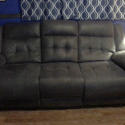 Grey Sofa and Loveseat