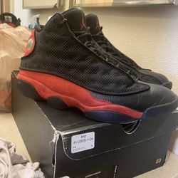 Jordan retro 13s red and black cheap