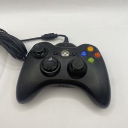 Microsoft Xbox 360 Wireless Controller Black (X853164-004) Metallic +Charge Cord