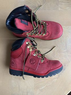Red Timberland Boots - Kids