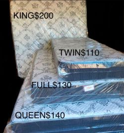 Mattresses King Queen Full Twin