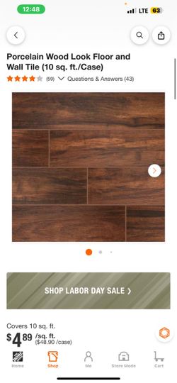 Tile floor