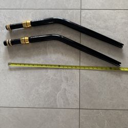 Pacific Bay #2 Curved Long Unibutt Black/Gold - Pair of 2