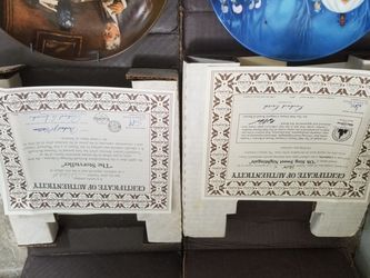 Walt Disney limited edition plates