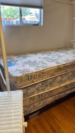 One set Twin Size Mattress and Box Springs