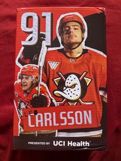 2025 LEO CARLSSON Anaheim Ducks Bobblehead #91 - 03/11/2025 SGA Brand New In Box