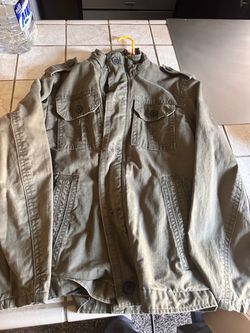 Olive Green Military Field Jacket