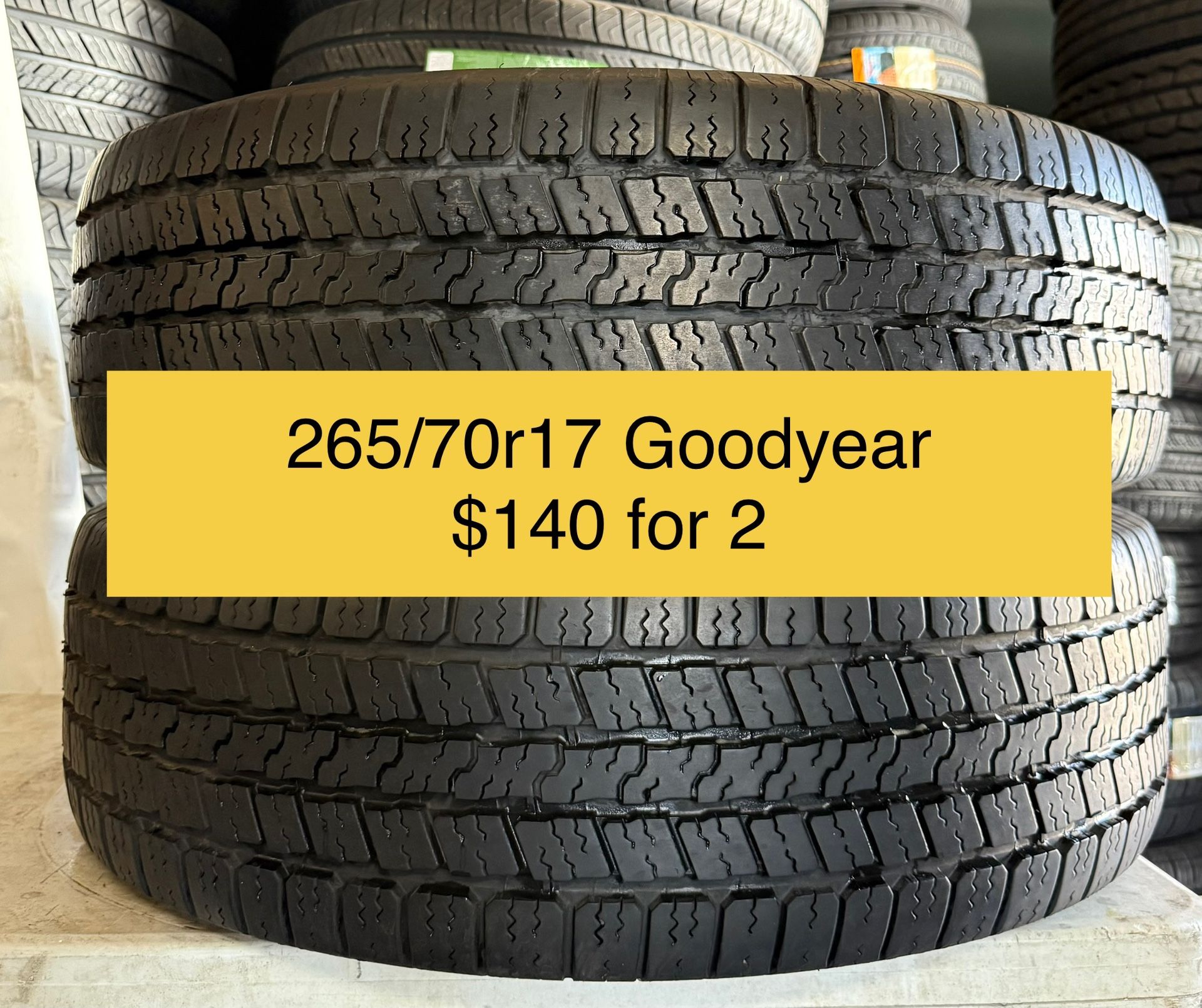265/70r17 Used Goodyear Tires 265 70 17 Usadas