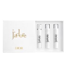 J'adore Eau de Parfum, J'adore l'Or Essence de Parfum and J'adore Parfum d'eau (0.03 oz. each)