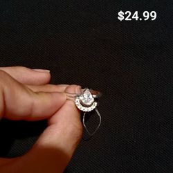 silver rings set of two /anillos de plata juego de dos 