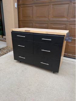 Heavy-Duty Rolling Workbench / Garage Storage Cabinet