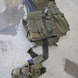 Tactical Vest With Leg Holster 