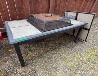 Fire table
52" w x 28"d x 18"h