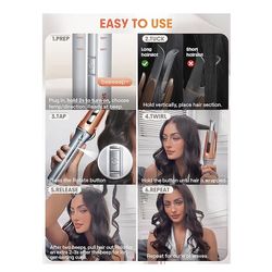Hair Product! Fast Curls!   Curling Iron auto/ easy self winding new