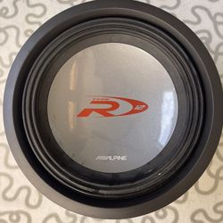 Alpine Type-R 12" Subwoofer SWR-1242D – 1500W Peak DVC 4 Ohm – Loud & Clean Bass