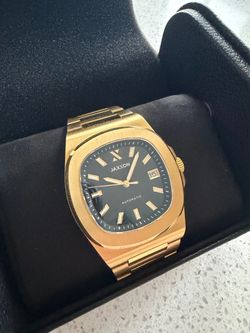 JAXXON JX1 Automatic Watch - Gold and Black