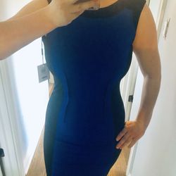 Blue Dress Size 2 Calvin Klein